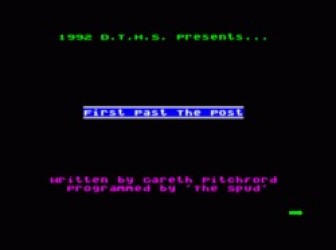 First Past The Post (1988)(Cult Games) Rom
